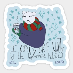 Polar Bear's Winter Sticker